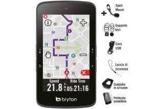 GPS RIDER S800E CON SUPPORTO FRONTALE IN ALLUMINIO