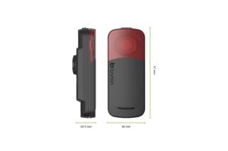 GARDIA R300L BIKE RADAR RETROVISORE CON LUCE POSTERIORE