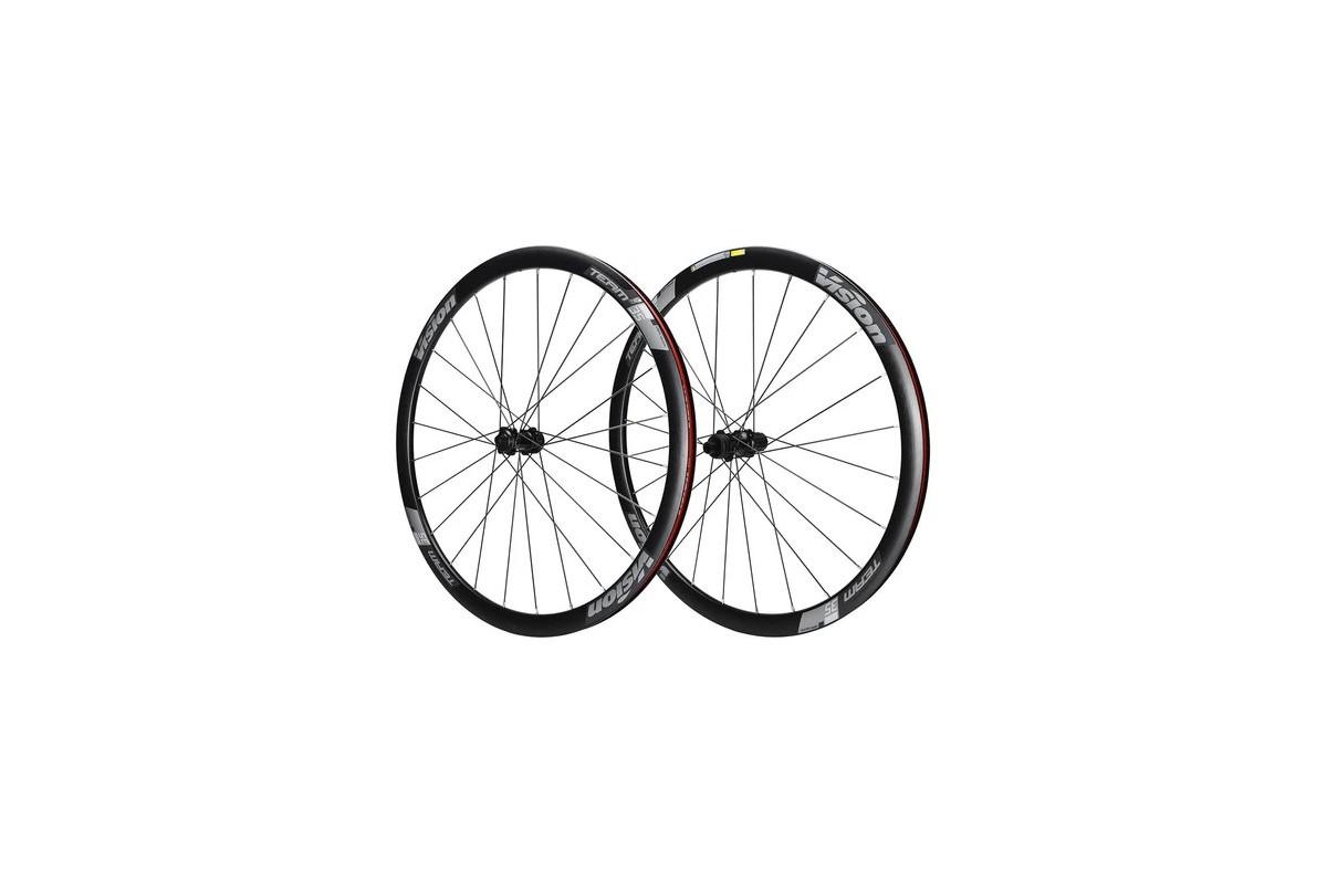 Doctorbike COPPIA RUOTE VISION STADA TEAM 35 DB COPERTONCINO CENTER LOCK HG 11V GRAY B2