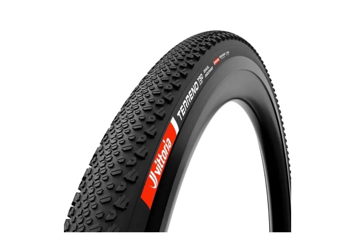 Doctorbike COPERTONE VITTORIA GRAVEL TERRENO T50 700x40c 40-622 ENDURANCE FULL BLACK G2.0