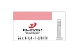 Doctorbike CAMERA D'ARIA ELEVEN MTB 26x1 1-1/4-1-3/8 VALVOLA ITALIANA 40mm