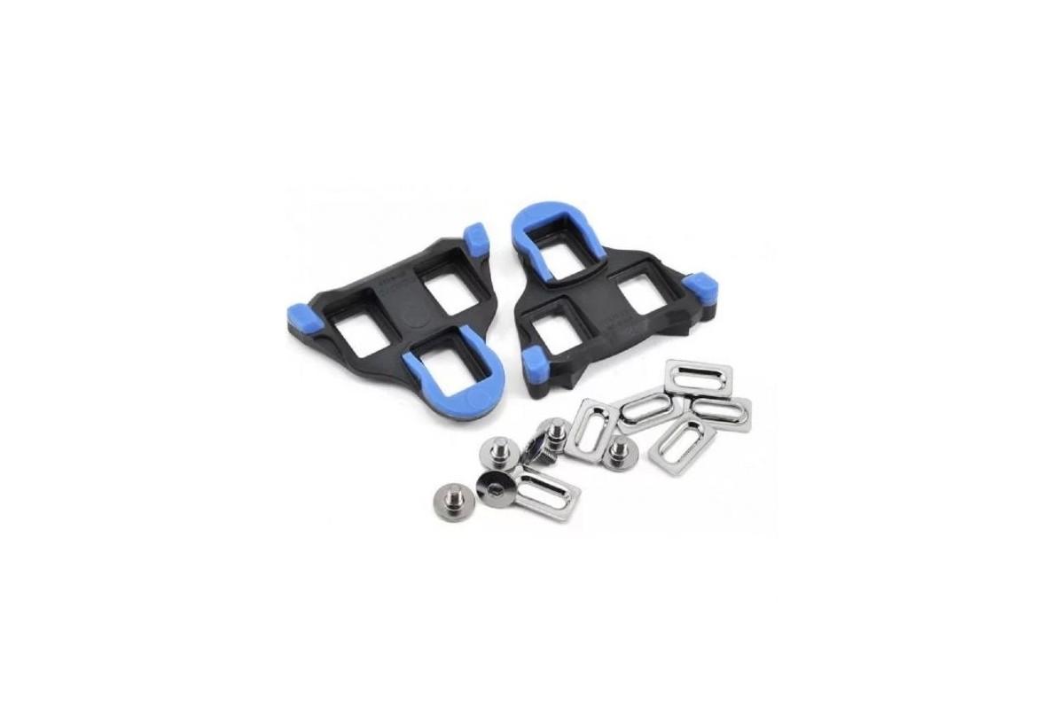 TACCHETTE SHIMANO PEDALI SPD-SL SH10 BLU 2°